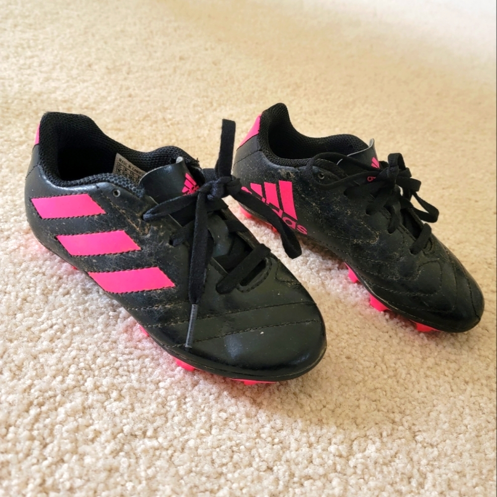 Pink Addidas Cleats